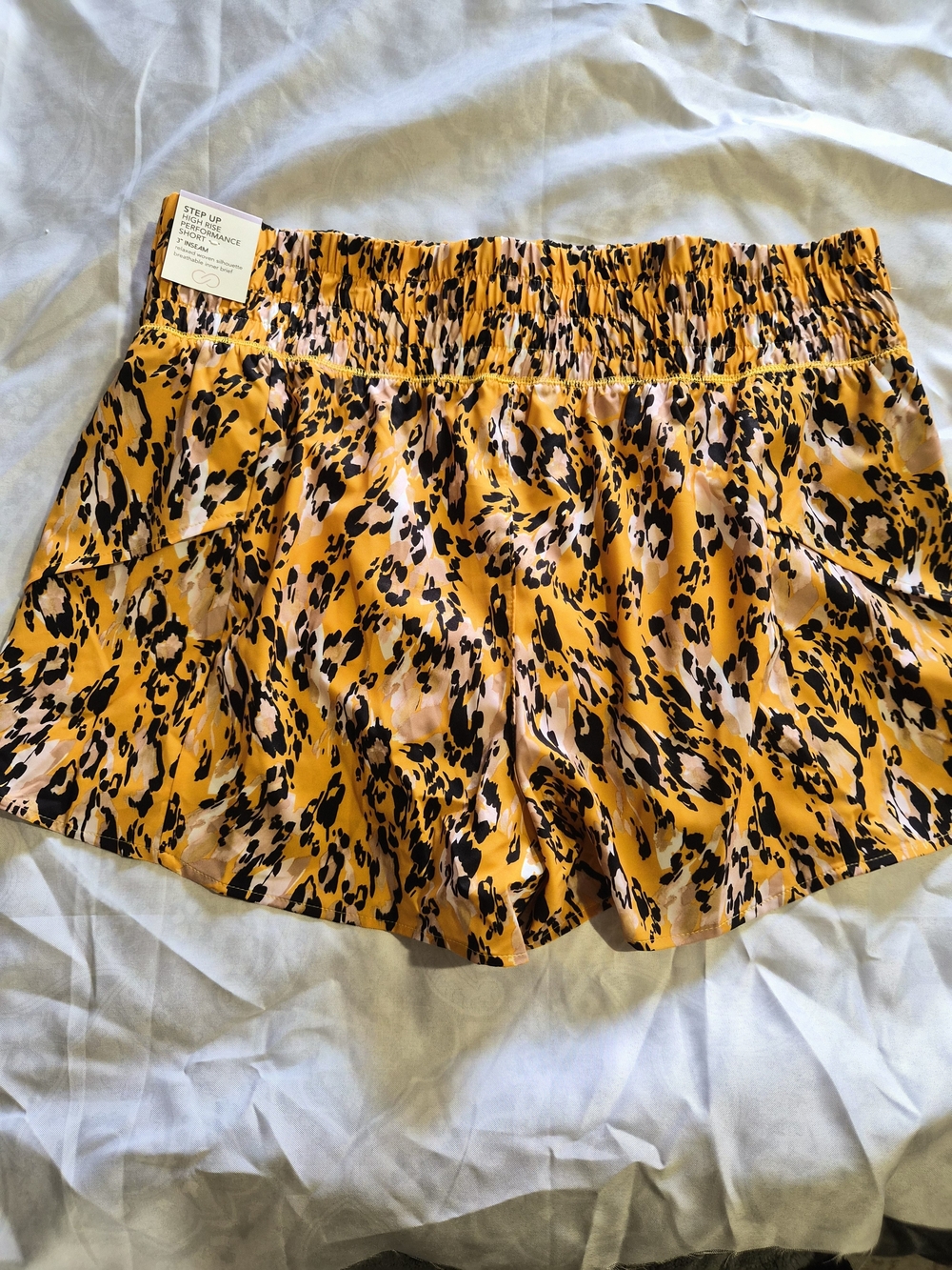 Calia XL Animal Print High Rise Performance Shorts 3" Inseam NWT